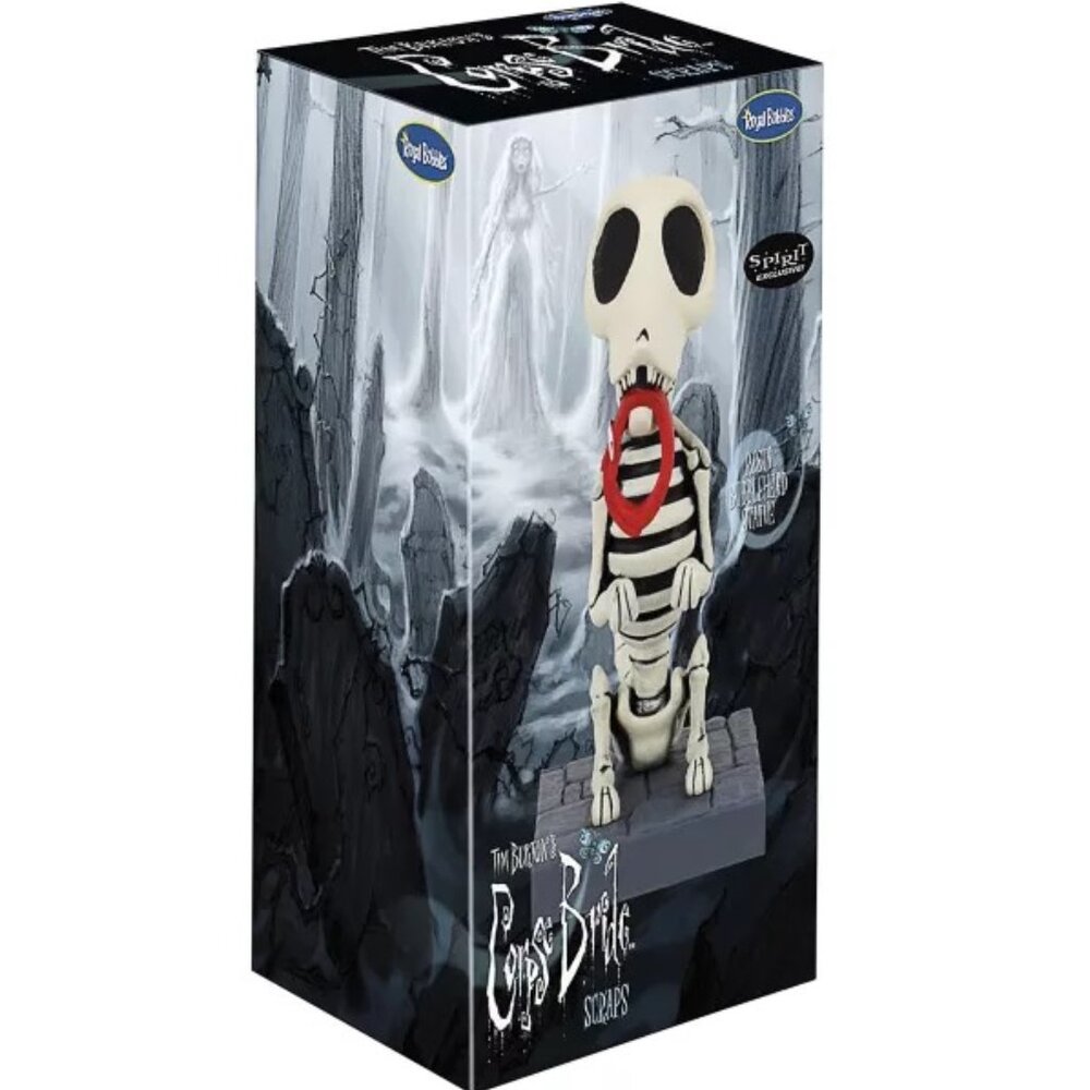 THE CORPSE BRIDE – SCRAPS BOBBLEHEAD – SPIRIT HALLOWEEN EXCLUSIVE